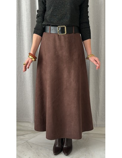 SUEDE SKIRT