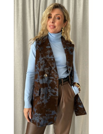 BLUE KNIT 