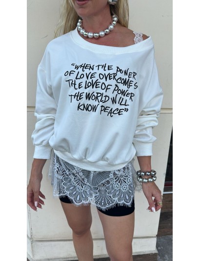 LACE SWEATER 