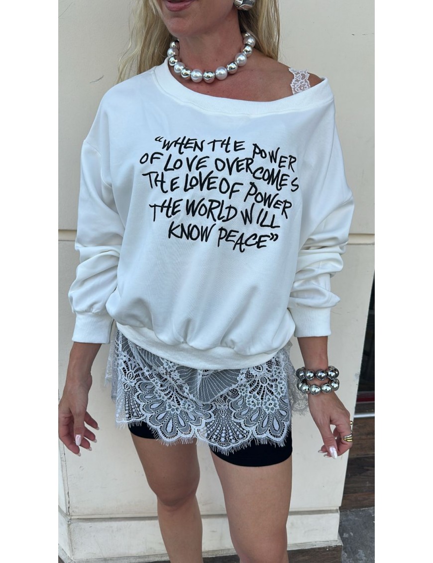 LACE SWEATER 
