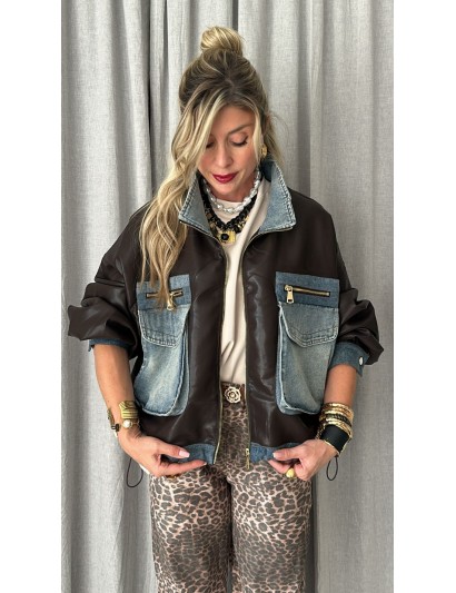 LEATHER JEAN 