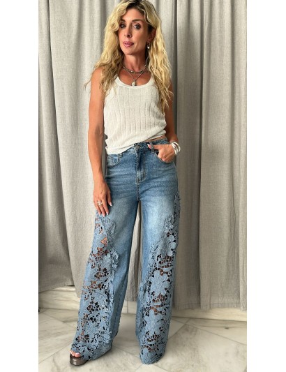 LACE DENIM 