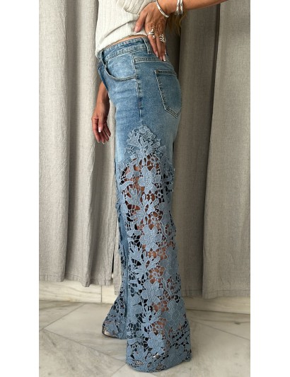 LACE DENIM 